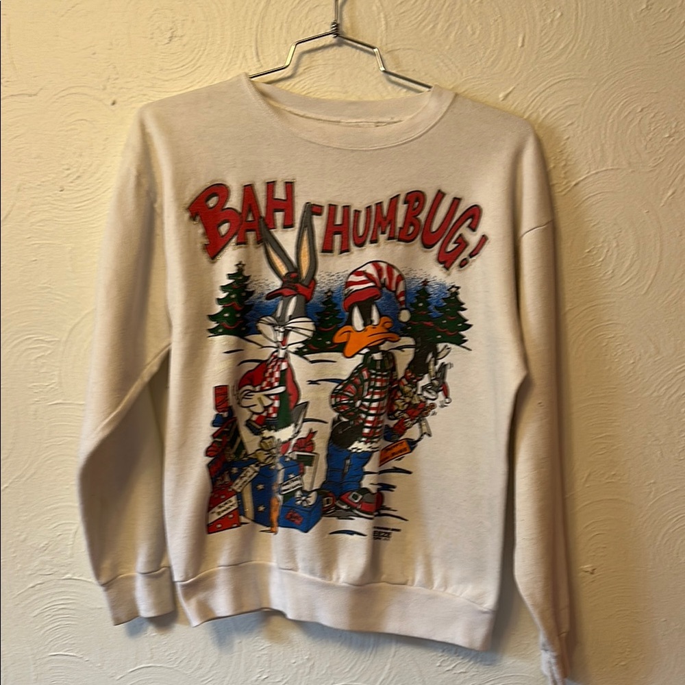 Vintage Looney Tunes Bah Bumbug Sweater
